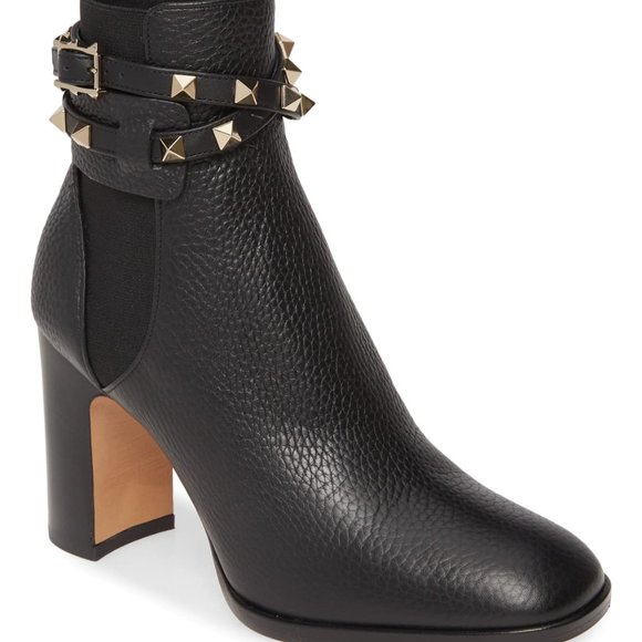 Valentino Rockstud Wrap Beatle Bootie size 6.5 - Picture 1 of 8
